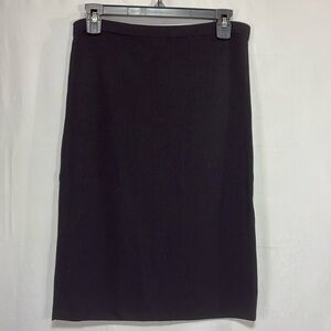 🎈 Cyrus black structured knit skirt